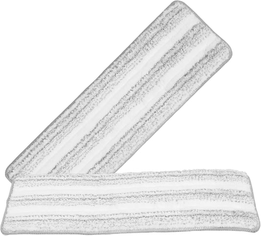 Didiseaon 2pcs Mop Pads Refill Compatible Strip Mop Pads Replacement for Floor Cleaning