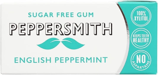 Peppersmith Peppermint Xylitol Gum 15g - 12 Pack