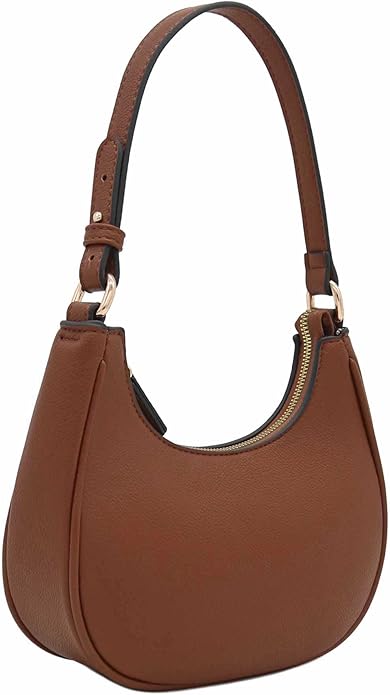 FashionPuzzle Small Crescent Shoulder Bag Underarm Purse