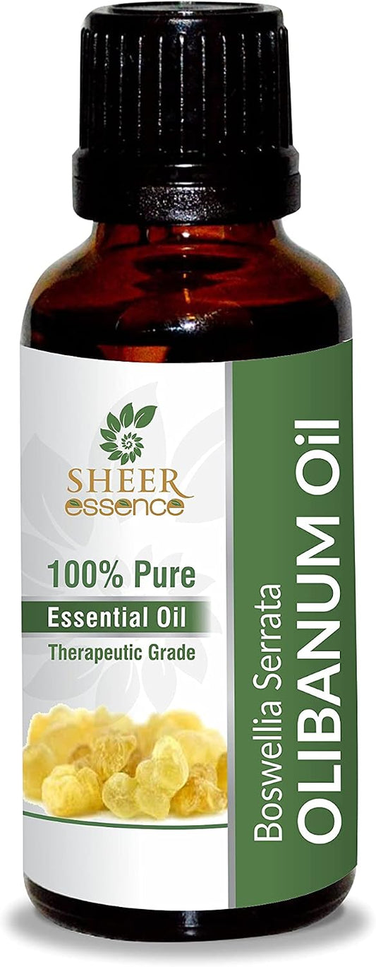 Olibanum Oil 100% Pure Undiluted Natural Uncut Therapeutic Grade Steam Distilled Essential Oils for Skin, Hair and Aromatherapy 500ML