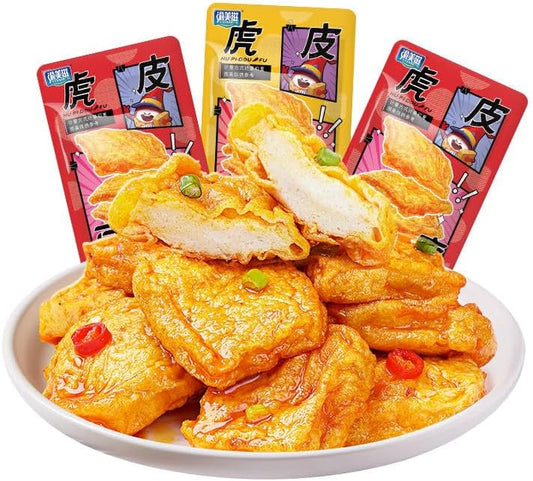 Dried tofu, snacks, casual food, tofu, spicy and delicious snacks, Instant Snacks,side dish,Mixed flavors, fresh and spicy, Chinese specialty snacks, spicy and spicy food, snack gifts (5 packs)
