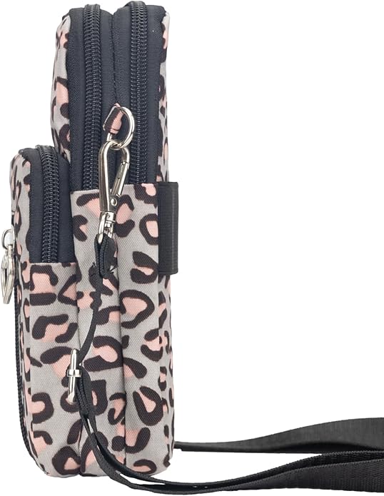 JANKS Small Crossbody Bag for Women - Mini Phone Purses with Crossbody Strap and Wallet - Nylon Arm Bag