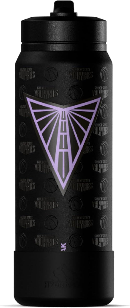 Hydrapeak x WNBA Officially Licensed Golden State Valkyries 26 oz Active Water Bottle with Chug Lid and Handle Reusable Stainless Steel Double Wall Insulated Sports Gift