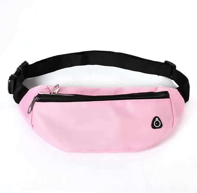 Fanny Packs for Men and Women, Waterproof Sports Waist Pack Bag for Travel Hiking Running Hands-free