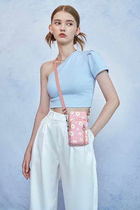 JANKS Small Crossbody Bag for Women - Mini Phone Purses with Crossbody Strap and Wallet - Nylon Arm Bag