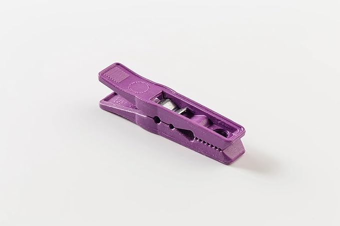 Clothes Pins â Heavy-Duty Plastic Clothes Pins â Clothespins for Hanging Clothes, Drying, Clipping â Laundry Clips for Drying Clothes with Pinch Mechanism - Purple, 40 Packes