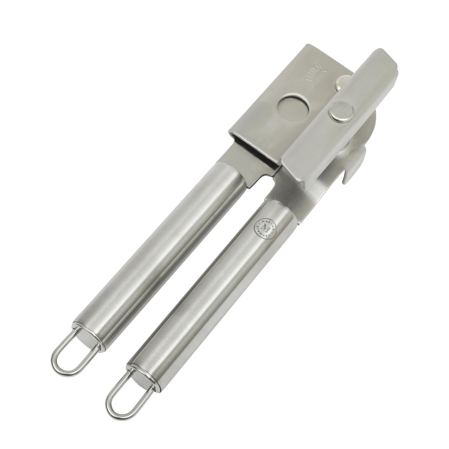 Martha Stewart Sprucedale Stainless Steel Heavy Duty Can Opener – Durable and Easy-to-Use Manual Kitchen Tool for Effortless Opening