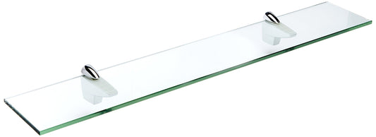 Spancraft Glass F-10x36-Chrome Falcon Glass Shelf, Chrome, 10" x 36"