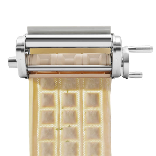 ARPITUYN Ravioli Maker Attachment, Stainless Steel Pasta Maker Kitchen Attachment Pasta Roller Ravioli Attachment, Ravioli Maker Cutter Machine for Kitchen, Restaurant, Hotel