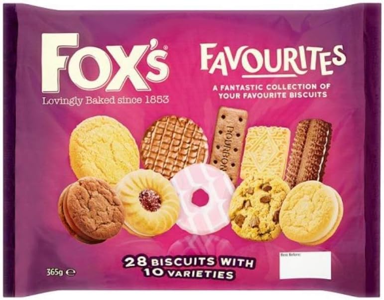 Fox's Favourites Assortment Biscuits - 365g - Pack of 2