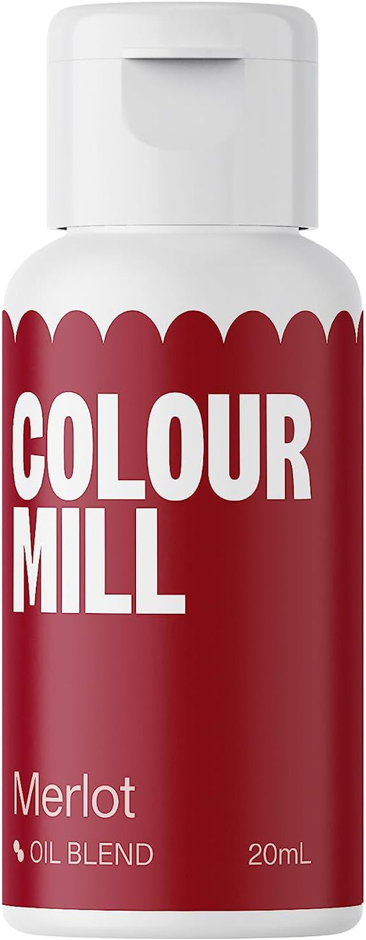 Colour Mill Oil-Based Food Coloring, 20 Milliliters Merlot (0.68 Fl Oz)