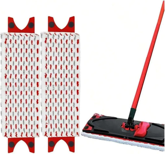 Microfibre Pads Refill Mop,Compatible With Vileda 1-2 Spray,Compatible With Vileda Ultramax/UltraMax Plus/Easy Wring UltraMax Mop, Mop Head(2PCS)