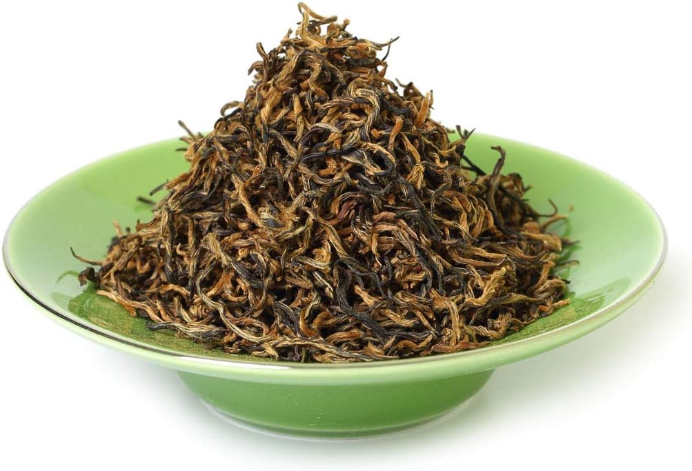 GOARTEA Lapsang Souchong Black Tea - No Smoky - 250g / 8.8oz Supreme Grade - Traditional Chinese Tea Loose Leaf - Golden Buds