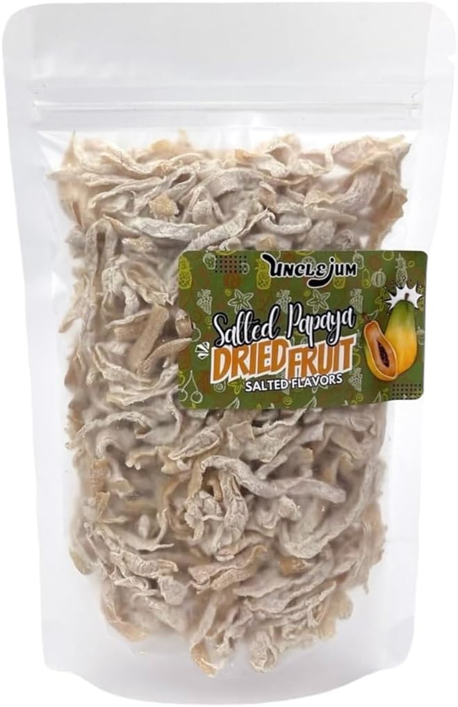 Thai Papaya Dried Fruit Sweet Sour and Salted Snack Tastes in one bite (30grams)