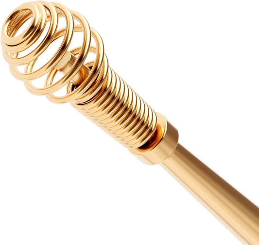 MR.GREEN 360 Spiral Massage Ear Pick - Stainless Steel Flexible Ear Canal Cleaner and Care Tools (Golden)