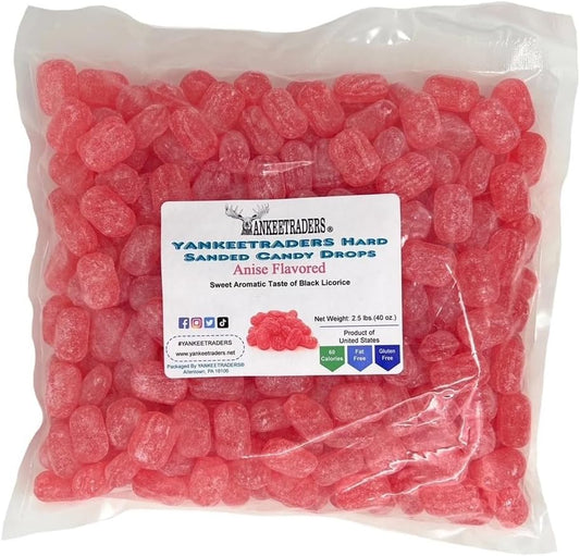 YANKEETRADERS Old Time Sanded Anise Hard Candy (2.5 Pound)