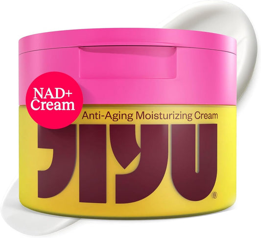 JiYu NAD+ Hydrating Face Moisturizer – Korean Anti-Aging Cream for Radiant, Firm & Smooth Skin – Deeply Hydrating & Brightening Daily Moisturizer Cream for Face and Body, All Skin Types – 50 ml
