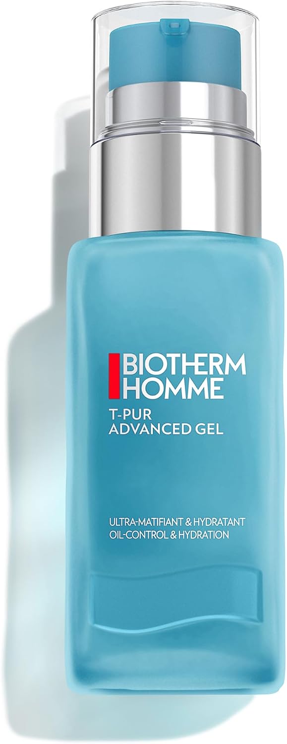 Biotherm Homme T-Pur Gel, a Moisturizing Gel for Men with Normal to Oily Skin