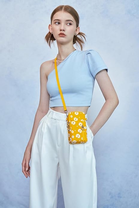 JANKS Small Crossbody Bag for Women - Mini Phone Purses with Crossbody Strap and Wallet - Nylon Arm Bag
