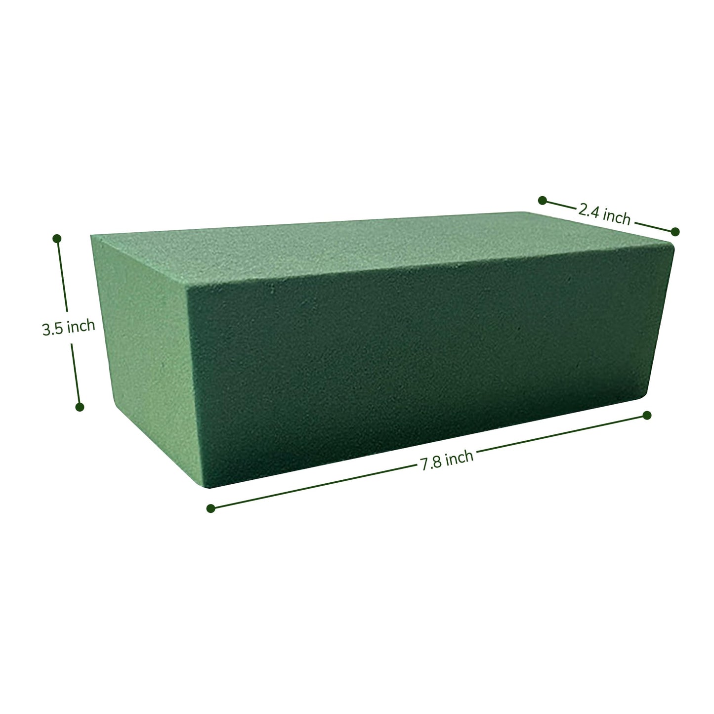 Mindful Design 6-Pack Floral Foam Blocks Dry & Wet for Fresh and Artificial Flowers, 7.8” L x 3.5” W x 2.4” H – Ideal for Weddings, Birthdays, Home, Office, and Garden Decor