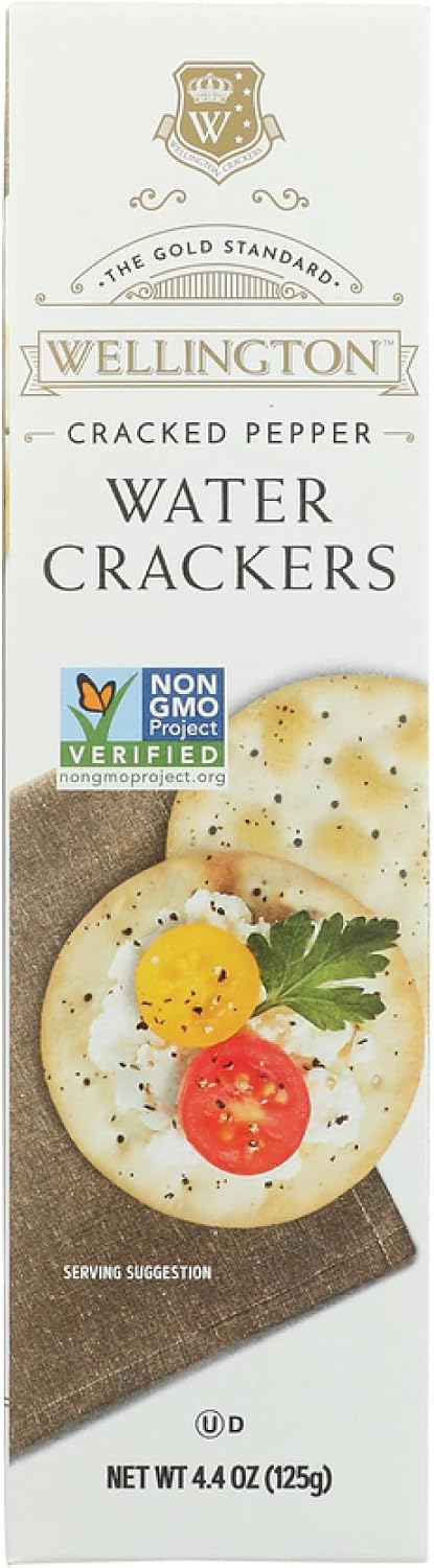Wellington Cracker Water Cracked Pepper, 4.40 oz