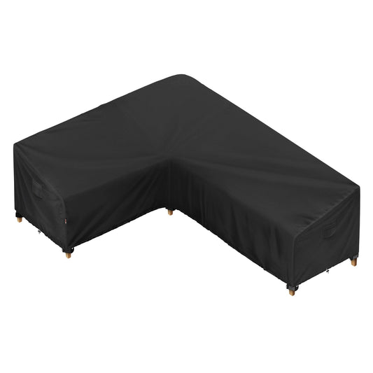iBirdie Outdoor Patio Furniture Cover fit 87" x 112", 85" x 110", 84" x 108" L-Shaped Sectional Sofa, Waterproof Weatherproof Heavy Duty 600D Garden Cover for Outside L Shape Couch
