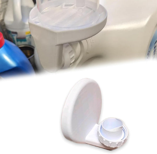 Laundry Detergent Cup Holder with Drain Caddy for Gain | No-Drip Laundry Cup Catcher, Anti-Spill Organizer | Saves Liquid Detergent with Return Flow and Easy Attach (1)