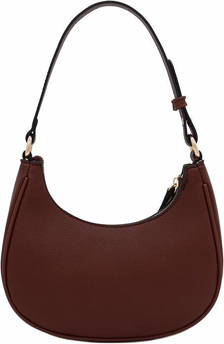 FashionPuzzle Small Crescent Shoulder Bag Underarm Purse