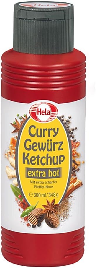 300 ml Hela Curry Gewuerz Spiced Ketchup Extra Hot