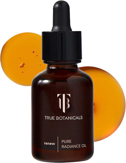 True Botanicals Renew Pure Radiance Oil | Anti-Aging Face Oil with Rosehip | Reduces Appearance of Fine Lines & Wrinkles | Deep Hydration | Dermatologist Tested, Vegan, All Natural |1 fl oz | 30 ml