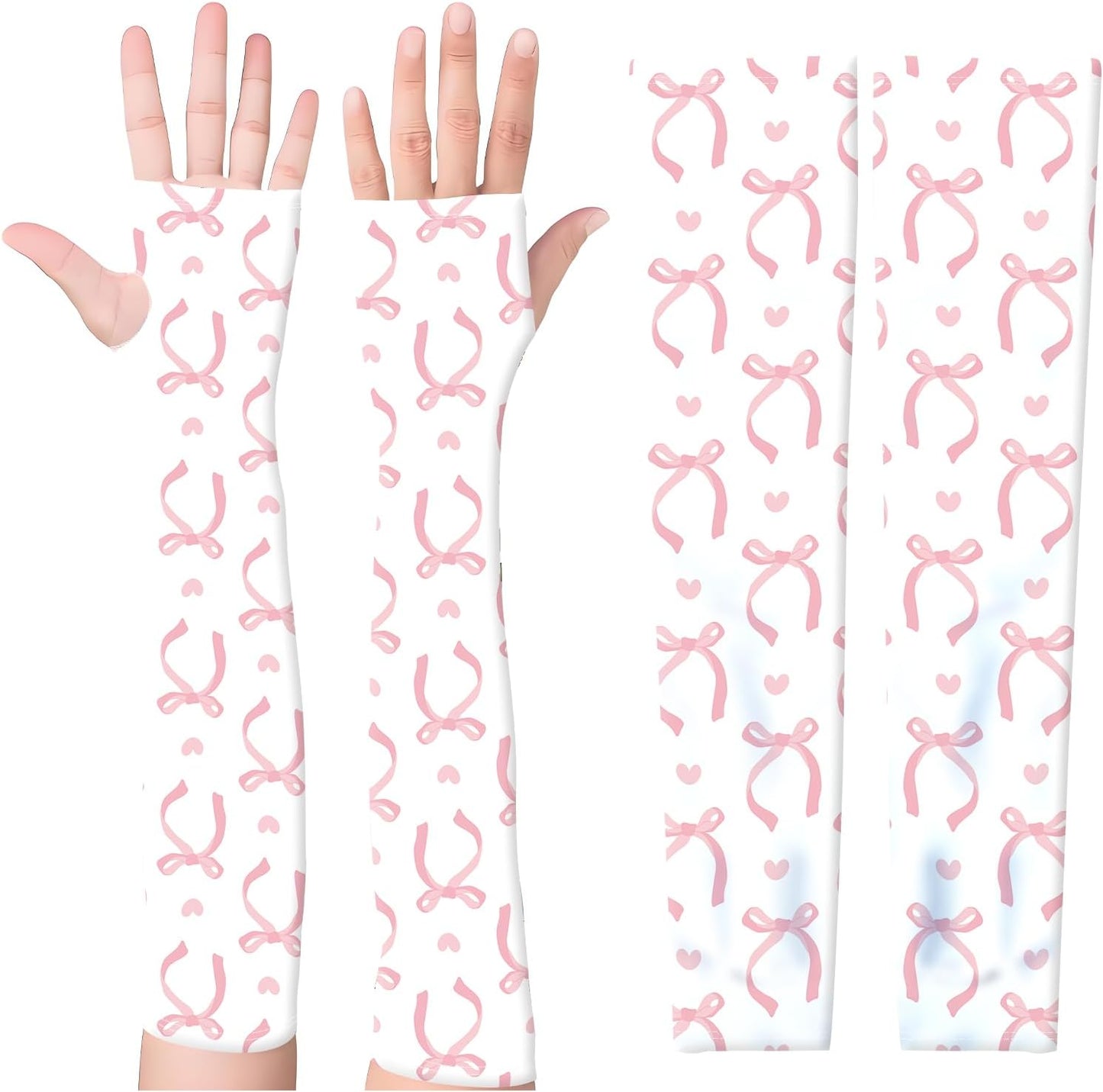 Gardening Sleeves, Farm UV Sun Protection Cooling Arm Sleeves with Thumb Hole