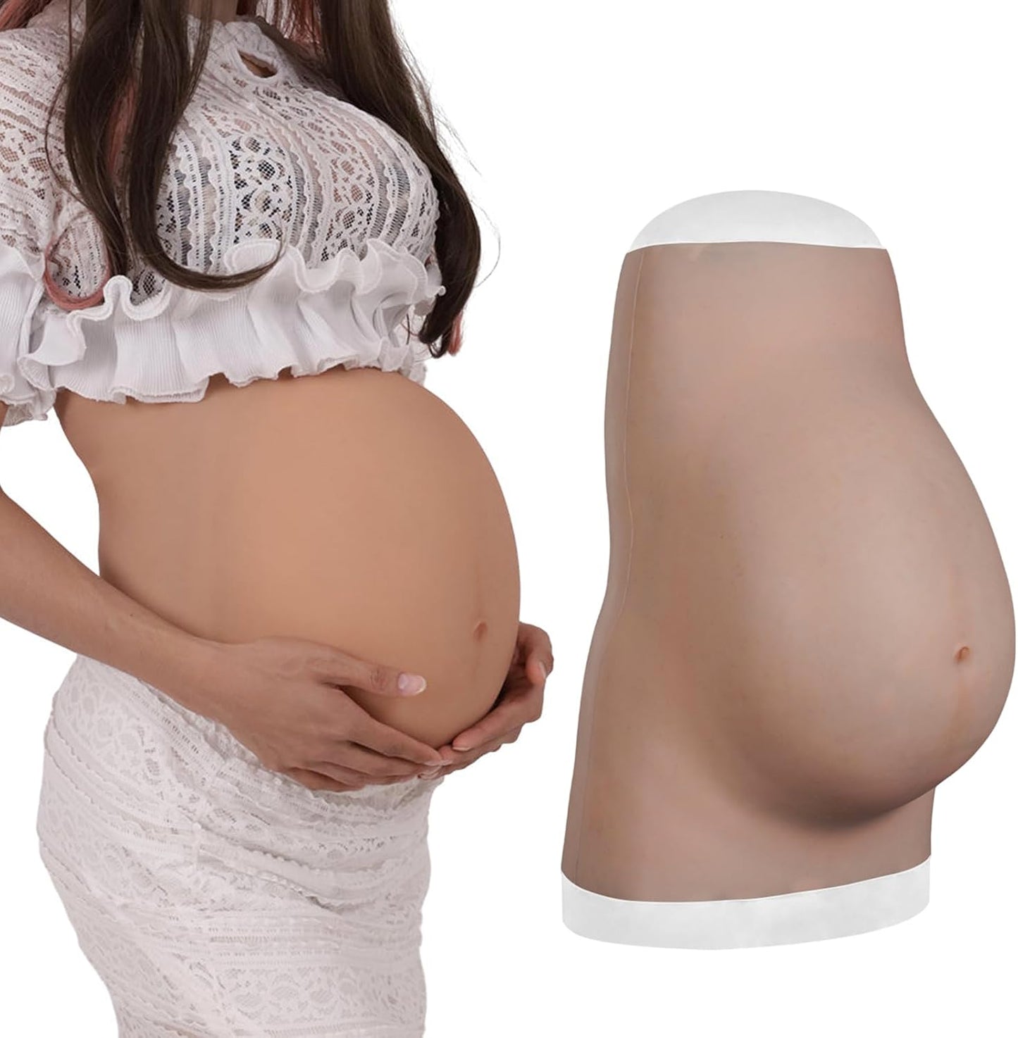 Silicone Fake Pregnancy Belly for Pregnant Mannequin or Dress Form Made of Food Grade Silicone Touch Like Real