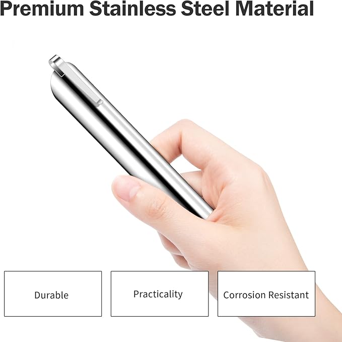 Crumbers for Servers, Crumb Sweepers, High Quality Stainless Steel Crumber with Storage Clip, Reuseable Table Food Scraper, Bread Crumb Tool for Waiters Servers Waitresses Accessories (20PACK, Silver)