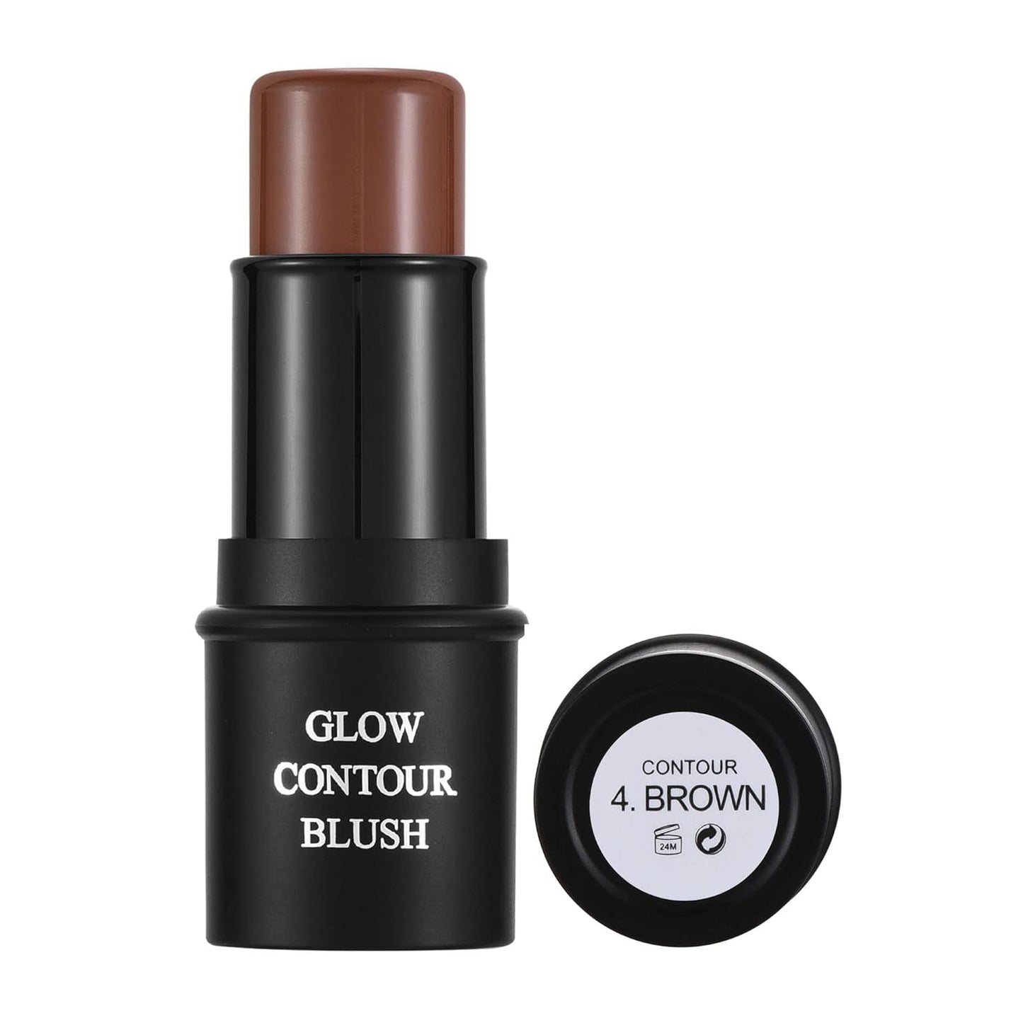 Contour Stick Highlighter Stick Makeup for Face Bronzer Stick Pen Shimmer Makeup Cream Contour Makeup Kit Light Face Cosmetics Stick Creamy Self Sharpening Crayon (2 Pack)