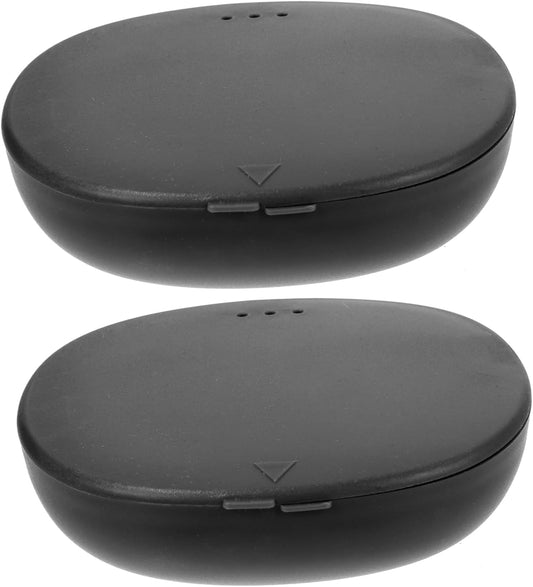 2Pcs Female Period Storage Boxes Breathable Plastic Case Organizer for Cups to Clean with Smooth Surface Reusable Carrying for Hygiene