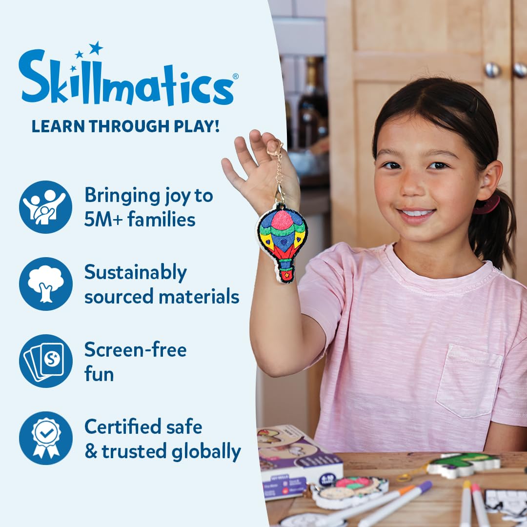 Skillmatics Foil Fun - Space, No Mess Art for Kids, Craft Kits & Supplies, DIY Creative Activity, Travel Toys, Gifts for Boys & Girls Ages 4, 5, 6, 7, 8, 9