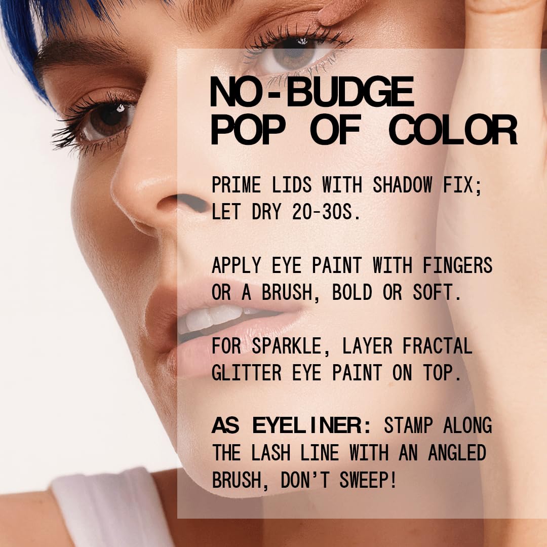 about-face Matte Fluid Eye Paint Lost Unfound – High-Pigment Liquid Eyeshadow, Long-Lasting, No-Budge Matte Finish, Vegan & Cruelty-Free (Midnight Blue)