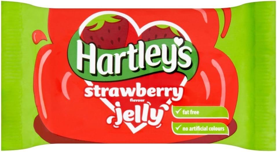 Hartley's Strawberry Jelly - 135g - Pack of 4 (135g x 4)