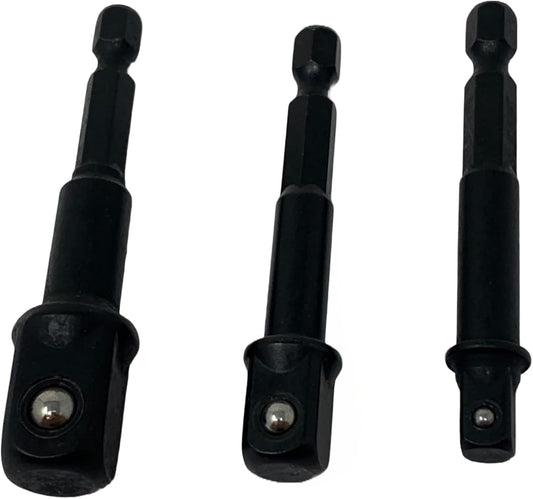 DeWalt 3-pc Socket Adapter Set includes DW2541IR, DW2542IR, DW2547IR