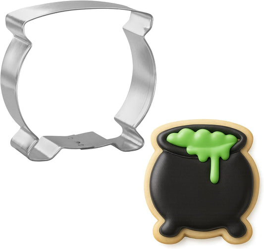 Foose Cauldron Cookie Cutter – 3" Cauldron Shape Made in USA, Halloween & Witchy cookie mold