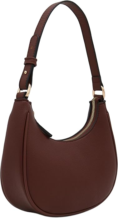FashionPuzzle Small Crescent Shoulder Bag Underarm Purse