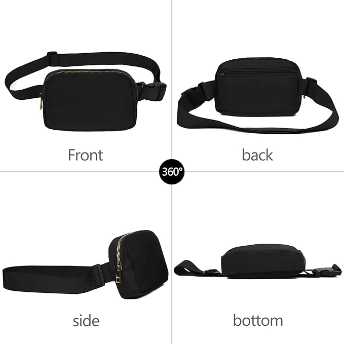 VOROLO Fanny Pack For Women And Men Crossbody Bag Belt Bag with Adjustable Strap Graduation Gifts Leopard Yellow