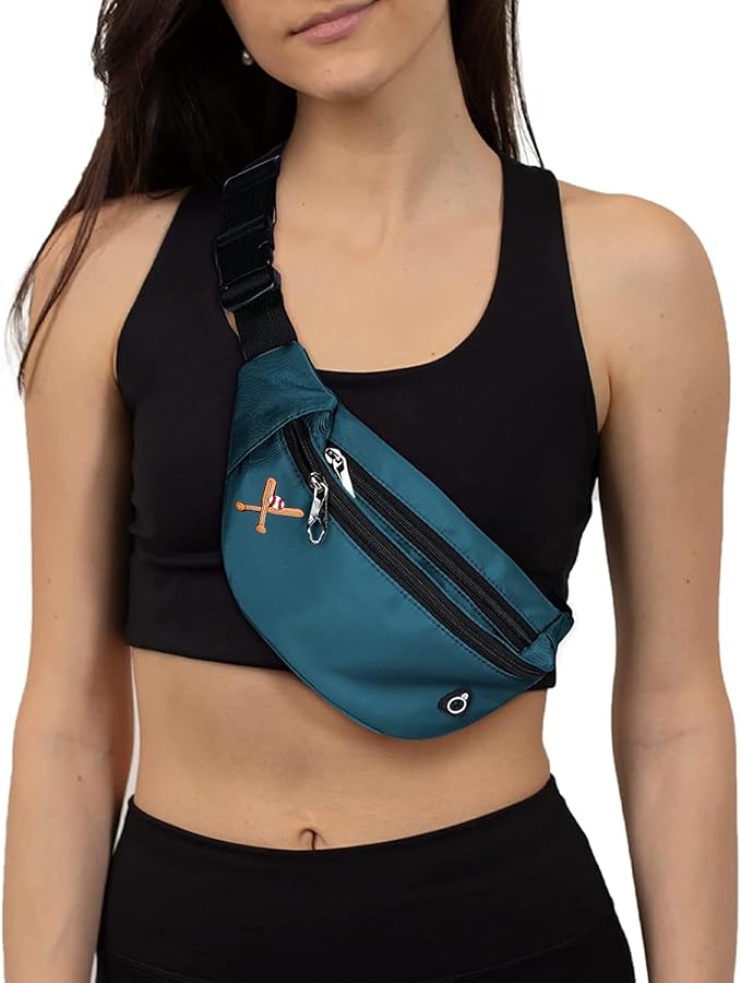 Fanny Packs for Men and Women, Waterproof Sports Waist Pack Bag for Travel Hiking Running Hands-free