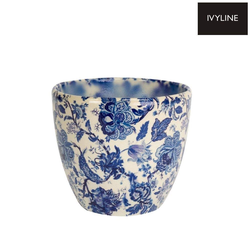 Ivyline Monza 6" Vintage Planter - Blue"
