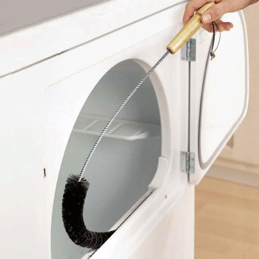 Dryer Cleaner Vent Brush, Washing Machine Brush Dryer Vent Cleaning Kit, Long Coil Brush Cleaning Tools Flexible Lint Remover(Color:Black)