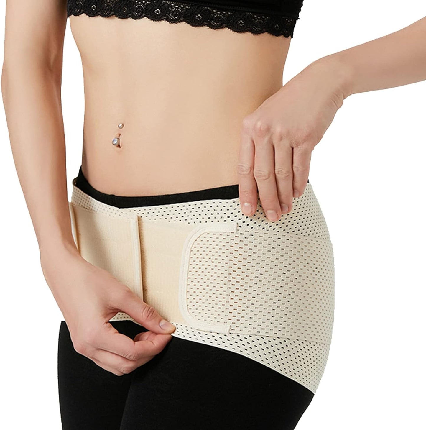 BAFAFA Pelvic Correction Belt Anterior Pelvic Tilt Correct False Hip Width Belt Breathable and Tight for Pelvic Lower Back and Leg Pain Pelvic Adjustment,L