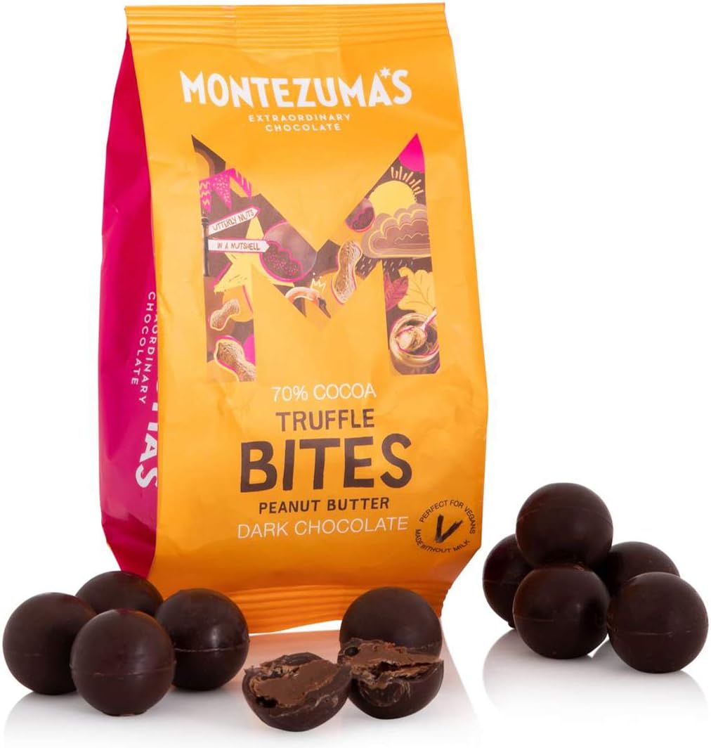Montezuma's Dark Chocolate Peanut Butter Truffles Bites 120g