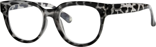 Eyekepper Oversize Reading Glasses Women Stylish Readers - Grey Tortoise +4.00