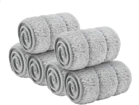18 inch mop Pads Replacement 6 Pack mop Head Replacement Washable Microfiber Pads