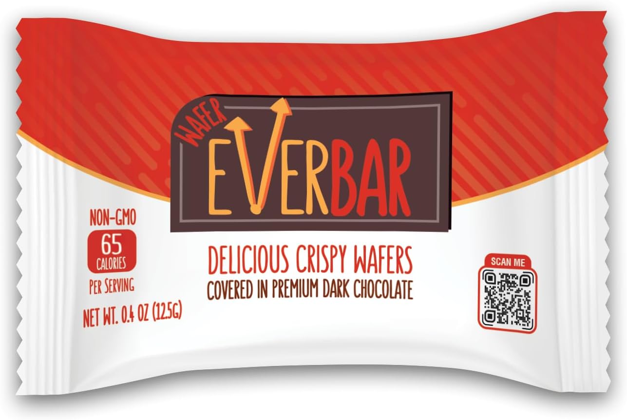 Itsy Bitsy - Dark'n Crispy Chocolate Bars| Non-GMO, Dark Chocolate Wafer Candy Bar | On the Go | With Coffee or Tea | Healthy Snack | Bite-Size Premium Wafer Chocolate (300 Count Mini (Pack of 1))